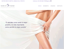 Tablet Screenshot of drmarcos.com.mx